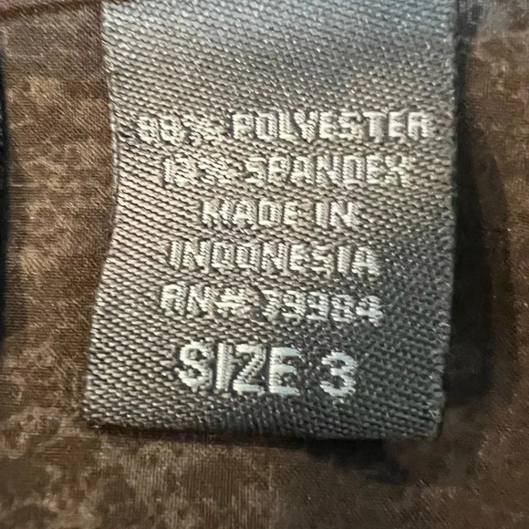 Additions by Chico’s Cocoa Brown Multi Zipper Lightweight Vest. Size 3.‎ - Picture 12 of 14